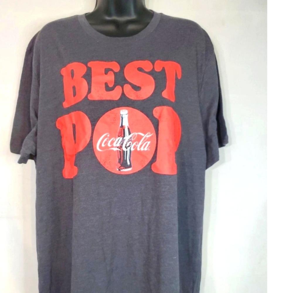 Coca Cola Men's Heather Gray Short Sleeve Tee